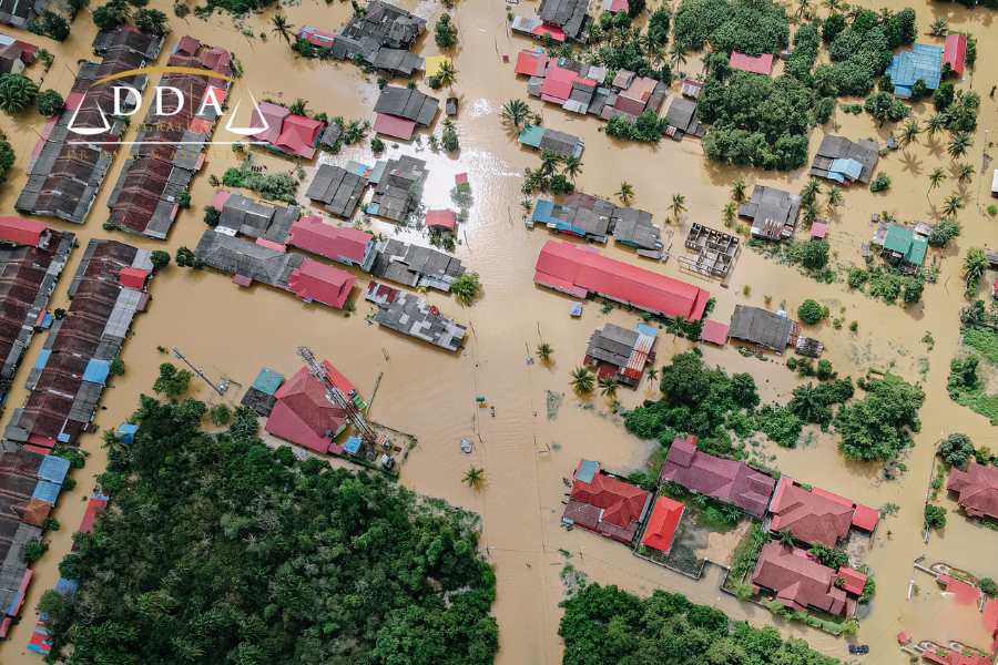 Areas prone to floods and storms in eastern Australia