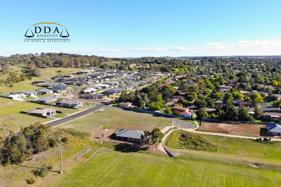 Regional areas of Australia